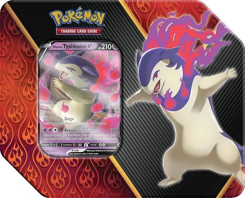 Pokemon Cards: Divergent Power Hisuian Typhlosion V Tin in Saudi Arabia