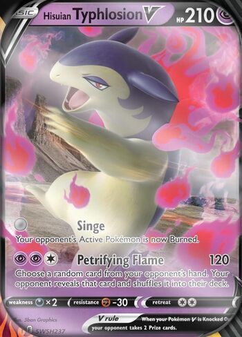 Pokemon Cards: Divergent Power Hisuian Typhlosion V Tin in Saudi Arabia