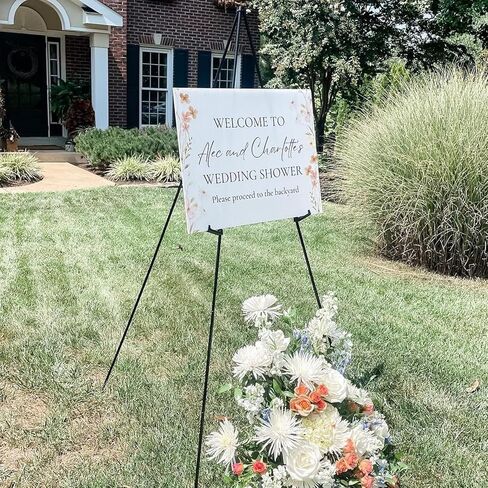 حامل لوحة، حامل لوحة الملصقات، (عبوتان) حامل محمول وقابل للتعديل 63 انش قابل للطي للمعارض الفنية وحفلات الزفاف والرسم والمكتب in Kuwait