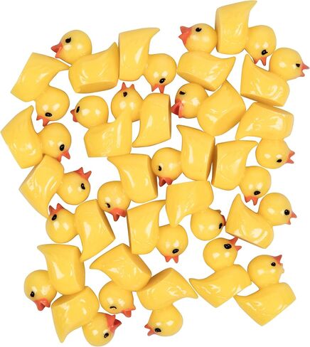 diy Scrabooking Charms - 25pc Cute Mini Ducks - Great for Arts and Crafts, School Projects, Scrapbooking Beads, DIY Decorations, Ornament Embellishments, Resin- Fun for Adults and Kids… in Saudi Arabia