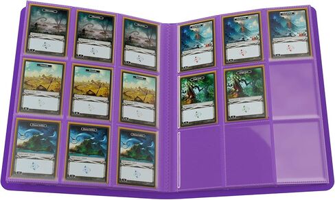 Casual Album 18-Pocket | Organize Standard and Japanese Size Collectible Cards | Premium Card Game Protector | Holds up to 360 Cards | Ideal for Playset Collections | Green Color | Made by Gamegenic in Saudi Arabia