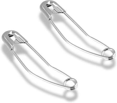 1-1/10 Inch / 28mm Curved Safety Pins,120 PCS Quilting Basting Pins,Size 0 Fastening Pins Nickel-Plated Steel for for Sewing, Quilting, Crafts, Jewelry making and DIY projects. in Saudi Arabia