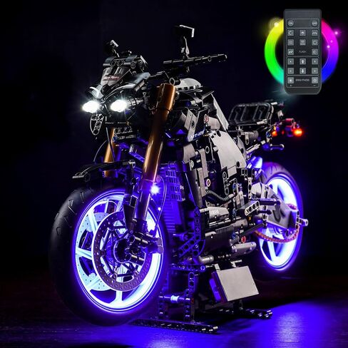 LED Light Kit for Lego Yamaha MT-10 SP 42159, 2023 Upgraded Creative Lighting Set Accessories Compatible with Lego 42159 Building Set (Lights Only, No Models) in Kuwait