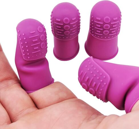Comfortable Soft Thimble | THIK-Grip Edition | Small (1) - Medium (1) - Large (1) | Set of Large Sturdy Sewing Needles with Holder (1) in Saudi Arabia