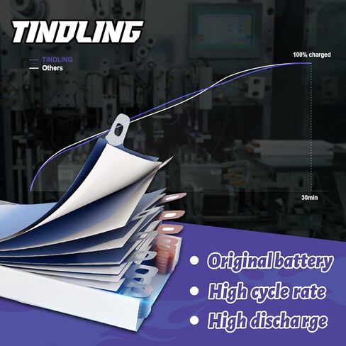 TINDLING 2S Lipo Battery 7.4V 5200mAh 80C حافظة صلبة مع قابس EC3 لـ 1/8 1/10 RC مقياس المركبات والشاحنات والقوارب نماذج RC أجزاء هواية DIY (عبوتان) in Kuwait