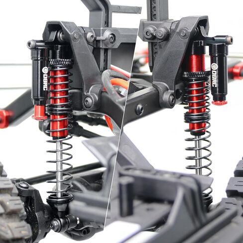 OGRC 100 مم ألومنيوم قابل للتعديل ممتص الصدمات RC ممتص الصدمات للزيت لمحور SCX10 TRX4 TRX6 D90 1/10 RC أجزاء ترقية الزاحف (ذهبي) in Kuwait
