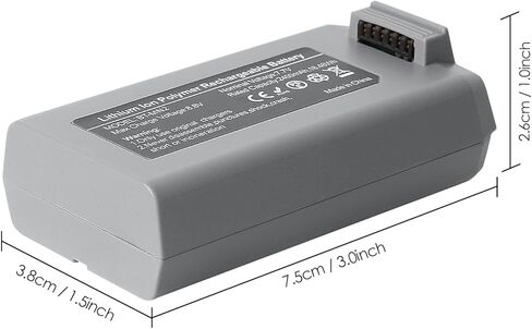 KUWATA Newly Upgraded Intelligent Flight Battery for DJI Mini 2 SE/Mini 2/ Mini SE, 2400mAh Drone Replacement Battery Can Be Charged at Full-Speed with The Official DJI 18W & 30W Charger in Kuwait