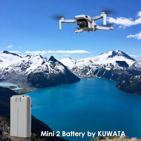 KUWATA Newly Upgraded Intelligent Flight Battery for DJI Mini 2 SE/Mini 2/ Mini SE, 2400mAh Drone Replacement Battery Can Be Charged at Full-Speed with The Official DJI 18W & 30W Charger in Kuwait