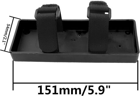 1Pcs ShareGoo Plastic RC Car Battery Tray Case for 2S Lithium & 7.2V NiMH Battery Compatible with Axial SCX10 RC4WD D90 Traxxas TRX-4 1/10 RC Car (Black) in Saudi Arabia
