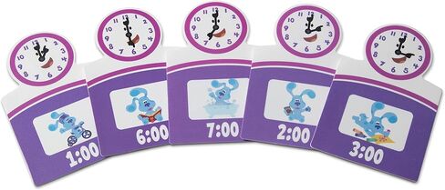 Melissa & Doug Blue's Clues & You! Wooden Tickety Tock Magnetic Clock (31 Pieces) in Saudi Arabia