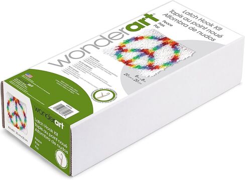 Wonderart Butterfly Latch Hook Kit, 8" X 8" in Saudi Arabia