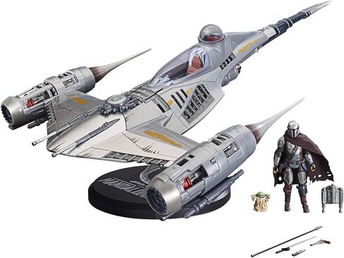 ستار وورز ذا فينتاج كوليكشن The Mandalorian's N-1 Starfighter، The Mandalorian 3.75 بوصة مركبة وشخصيات مجسمة، للأعمار من 4 سنوات فما فوق in Kuwait