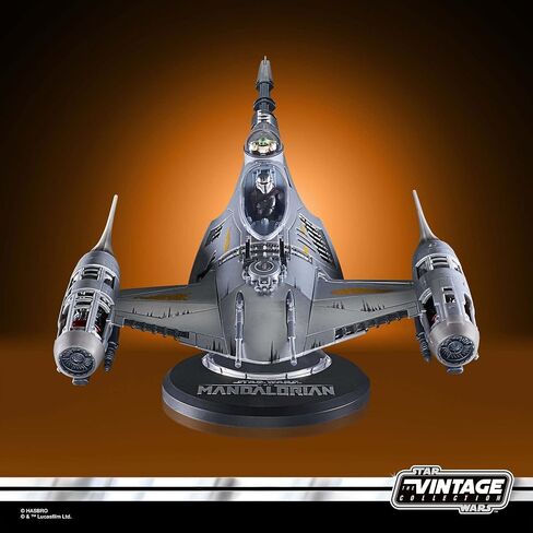 ستار وورز ذا فينتاج كوليكشن The Mandalorian's N-1 Starfighter، The Mandalorian 3.75 بوصة مركبة وشخصيات مجسمة، للأعمار من 4 سنوات فما فوق in Kuwait