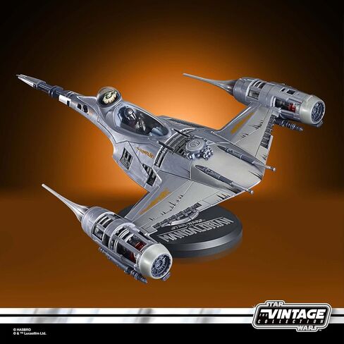 ستار وورز ذا فينتاج كوليكشن The Mandalorian's N-1 Starfighter، The Mandalorian 3.75 بوصة مركبة وشخصيات مجسمة، للأعمار من 4 سنوات فما فوق in Kuwait