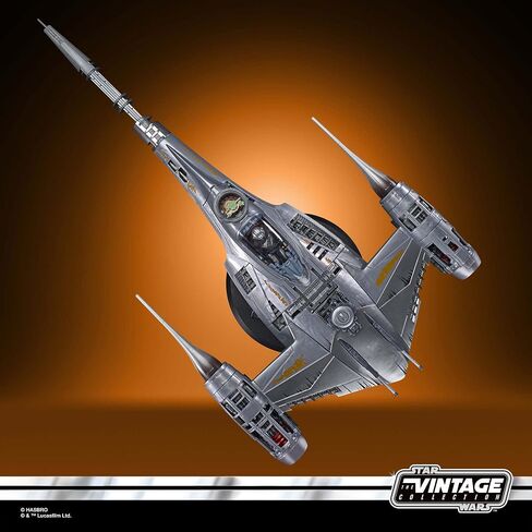 ستار وورز ذا فينتاج كوليكشن The Mandalorian's N-1 Starfighter، The Mandalorian 3.75 بوصة مركبة وشخصيات مجسمة، للأعمار من 4 سنوات فما فوق in Kuwait