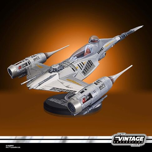 ستار وورز ذا فينتاج كوليكشن The Mandalorian's N-1 Starfighter، The Mandalorian 3.75 بوصة مركبة وشخصيات مجسمة، للأعمار من 4 سنوات فما فوق in Kuwait