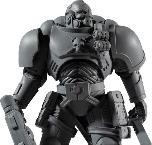 ألعاب ماكفارلين Warhammer 40,000 Space Marine Reiver (مقاومة للفنانين) مع قاذفة العنب وقاعدة مجسمة مقاس 7 بوصات in Saudi Arabia