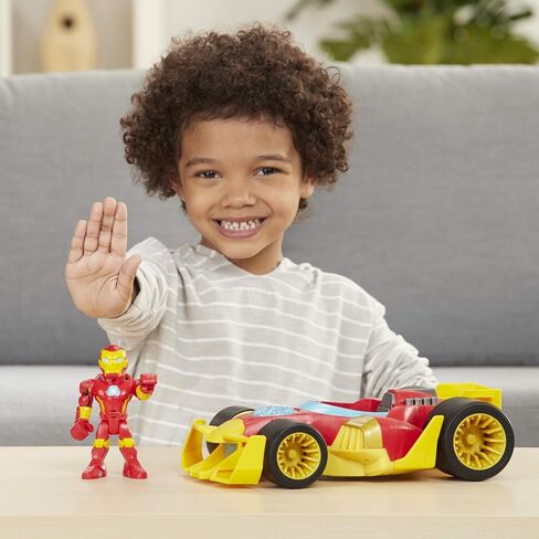 مجسم Marvel Super Hero Adventures وJetquars Multipack، 3 شخصيات مجسمة و3 مركبات، ألعاب 5 بوصات للأطفال من سن 3 سنوات فما فوق (حصريًا لأمازون) in Saudi Arabia