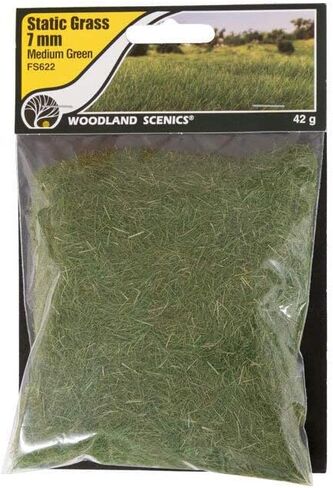 Woodland Scenic Static Grass 7mm-Medium Green -FS622 in Saudi Arabia