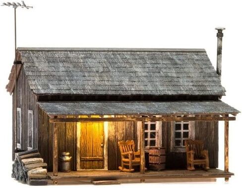Woodland Scenics BR4955 N B/U Rustic Cabin in Saudi Arabia