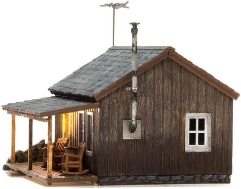 Woodland Scenics BR4955 N B/U Rustic Cabin in Saudi Arabia