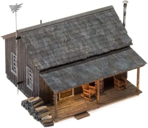 Woodland Scenics BR4955 N B/U Rustic Cabin in Saudi Arabia