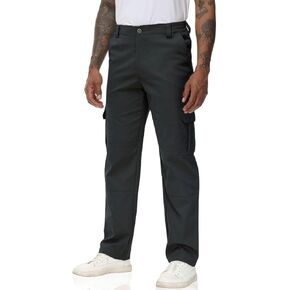 Soojun Men's Elastic Waist Relaxed Fit Stretch Cargo Pant in Kuwait