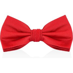 Luther Pike Seattle Bow Ties For Men - Mens Woven Pre Tied Bowties, Bowtie Tuxedo Solid Color Formal Bow Tie for Costume in Kuwait