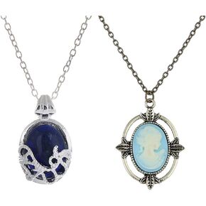 وينسي طقم عقد بتصميم يوميات مصاص الدماء مكون من قطعتين قلادة ايلينا كاثرين كاثرين, معدن, غير معروف in Kuwait