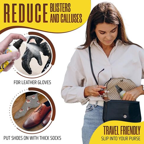 EZR Shoe Stretch Spray - Softener & Stretcher Shoe Spray To Instantly Increase Comfort & Loosen Tight Spots In Leather Shoes, Sneakers, Loafers, Sandals, Suede, Nubuck, Canvas, & High Heels, 4 Fl Oz in Saudi Arabia