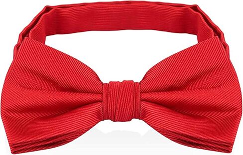 Luther Pike Seattle Bow Ties For Men - Mens Woven Pre Tied Bowties, Bowtie Tuxedo Solid Color Formal Bow Tie for Costume in Kuwait