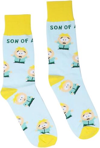 ساوث بارك جوارب طويلة للجنسين مرخصة رسميا من باترز ستوتش سون اوف ايه بسكويت - مقاس واحد يناسب الجميع in Kuwait