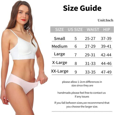 XINBANG Seamless Underwear for Women Panties Underwear Women 5-Pack in Saudi Arabia