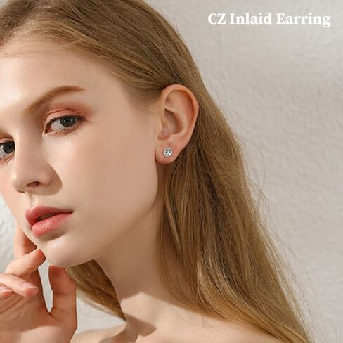 JEWPARK 16 زوجًا من الأقراط للرجال والنساء 316L من الفولاذ المقاوم للصدأ متدلية على شكل طوق على أقراط غير مثقوبة مجموعة أقراط تشيكوسلوفاكيا in Kuwait