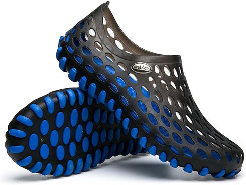 clapzovr Mens Sandals Shower Water Shoes Beach Swim Pool River Shoes Comfort Garden Clogs in Kuwait
