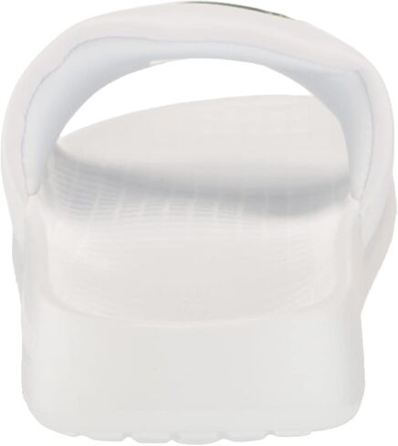 Lacoste Men's Croco 1.0 Slide Sandal, White/Green, 13 in Saudi Arabia