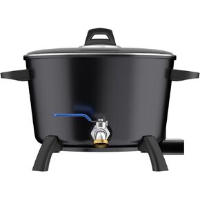 جهاز إذابة الشمع لصنع الشموع، وعاء ذوبان الشمع الكهربائي غير القابل للالتصاق مع صنبور وسبائك الألومنيوم in Kuwait