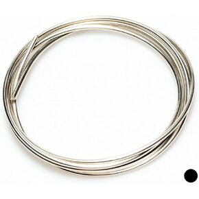10 Gauge, Nickel Silver Wire CDA #752 Alloy Jewelry Grade Dead Soft Round Made in USA - 5FT by CRAFT WIRE