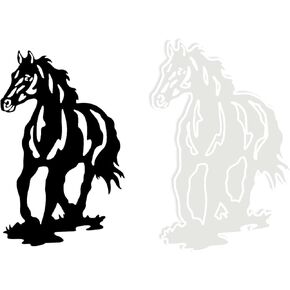 قالب سيليكون من الراتنج للتعليق على الحائط على شكل حصان، قالب صب إيبوكسي من الحصان إلى اليمين للتعليق على الحائط لتزيين المكتب المنزلي، قلادة علامة جدار باب الحصان، هدية مصنوعة يدويًا بنفسك in Kuwait