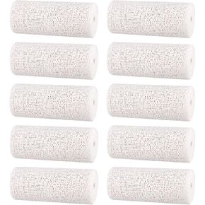 10 قطع من شرائط الجص الشاش الجص الجص بالجص للحرف اليدوية الهواية، بكرات قماش الجص 8 انش × 9 قدم لصب البطن وصناعة الاقنعة والمنحوتات وقوالب الجسم والمشاريع الحرفية وفن المناظر الطبيعية in Kuwait