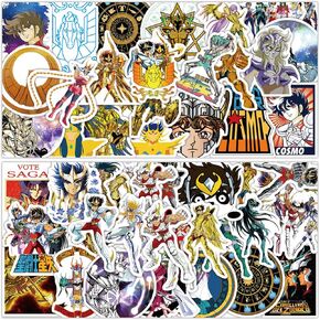 50Pcs Cartoon Saint Seiya Stickers for Laptop Motorcycle Bicycle Skateboard Luggage Decal Graffiti Patches HJKT in Saudi Arabia