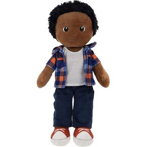 Playtime من Eimmie Soft Baby Doll - دمى خرقة قطيفة للفتيات والفتيان بعمر عامين، والأطفال الصغار والرضع - دمية قطيفة - دمية طفلي الأولى - دمية طفل قطيفة قابلة للغسل وجسم من القماش الحسي 14 بوصة - Ollie in Kuwait