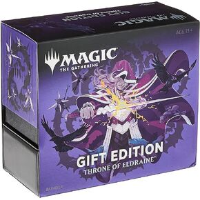 Magic The Gathering Throne of Eldraine Bundle Gift Edition | Alternate Art | 10 Booster Pack | 1 Collector Booster | Accessories in Kuwait