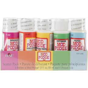 Mod Podge Waterbase Sealer, Glue Starter Pack (2-Ounce), CS11240 Clear Finish, 2 oz, Assorted Transparent in Saudi Arabia