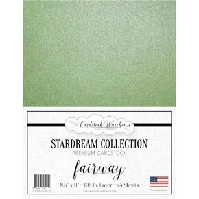 Cardstock Warehouse Stardream Anthracite Grey - 8.5 x 11" - 105 Lb. / 284 Gsm Metallic Premium Cardstock Paper- 25 Sheets