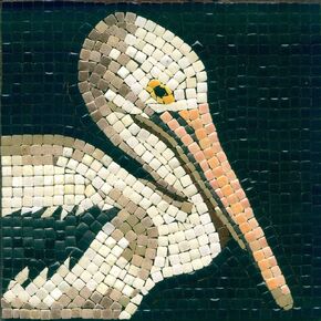 Complete Mosaic Starter Set for Everyone, Create a Roman Piece of Art 15x15cm, 5.9inch The Night