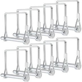 دبوس وصلة AuInn، دبوس وصلة أمان، دبوس قفل العمود، دبوس المقطورة، دبوس قفل السلك، دبابيس قفل مربعة الشكل للمقطورة (20 قطعة، 6.3 مم × 50 مم) in Kuwait