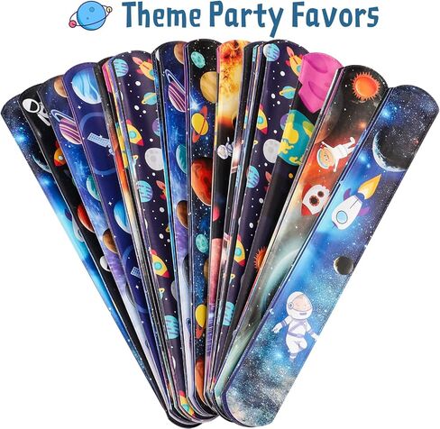 36 قطعة من اساور الفضاء الخارجي بتصميم كوكب للاطفال في حفلات الفضاء وهدايا الحفلات in Kuwait