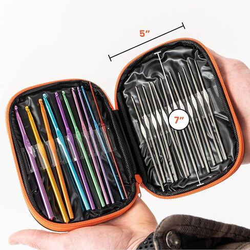 Crochet Kit for Beginners to Take Up Crocheting Crochet Hooks Crochet Stitch Markers and Crochet Needle Set Get Started with Crochet Easily by Hobbi Co. in Saudi Arabia