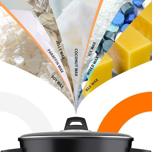 جهاز إذابة الشمع لصنع الشموع، وعاء ذوبان الشمع الكهربائي غير القابل للالتصاق مع صنبور وسبائك الألومنيوم in Kuwait